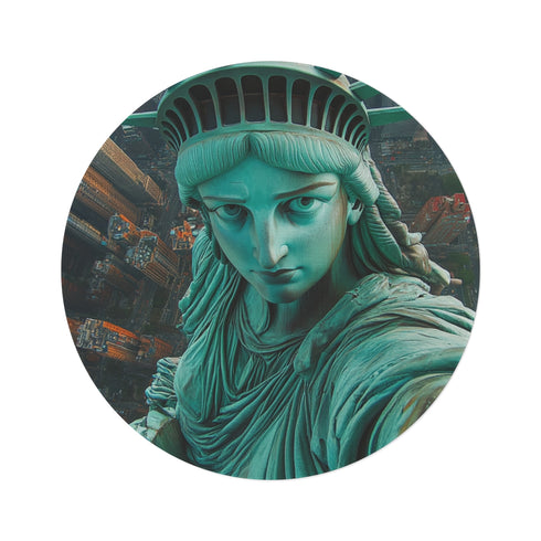 "Statue of Liberty Selfie Rug"