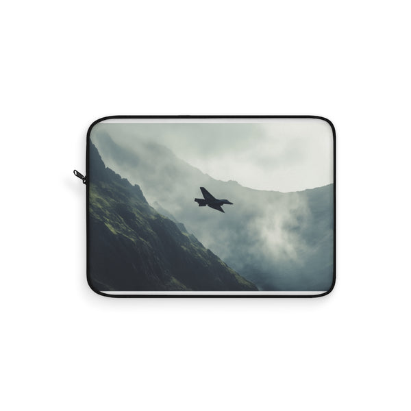 "Stealthy F22 Raptor Laptop Sleeve"