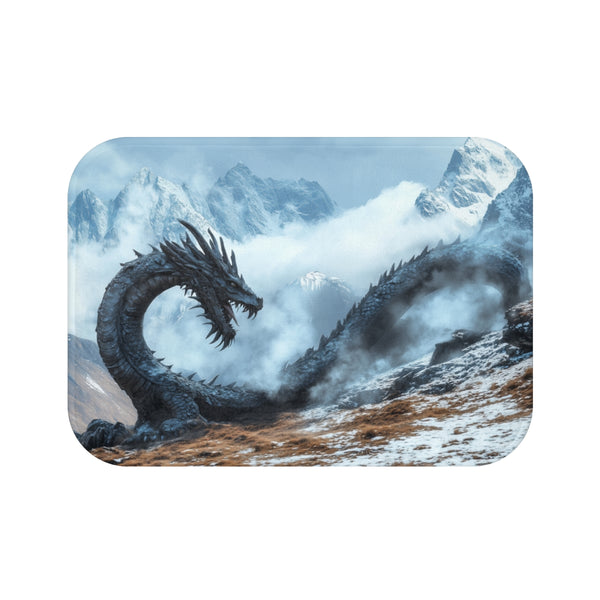 Steam-Powered Dragon Bath Mat Mountain