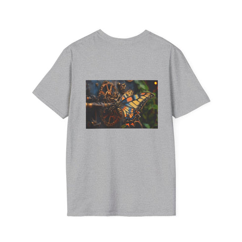 Steampunk Butterfly Garden T-Shirt Design