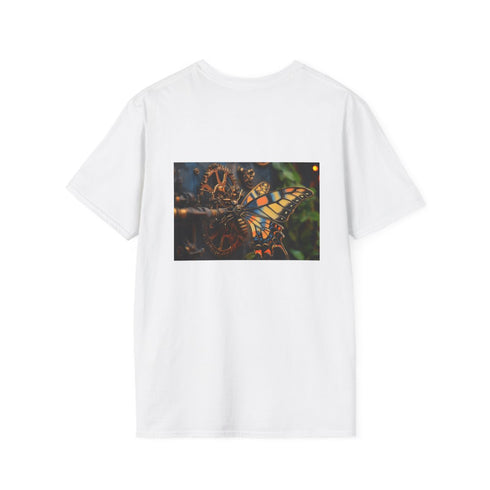 Steampunk Butterfly Garden T-Shirt Design