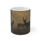 "Steampunk Deer Mug: Hillside Elegance"