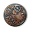 "Steampunk Gear Coaster Set: Industrial Elegance"