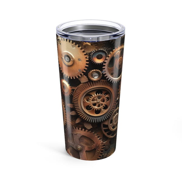 Steampunk Gear Drinking Bottle: Gear up in style!