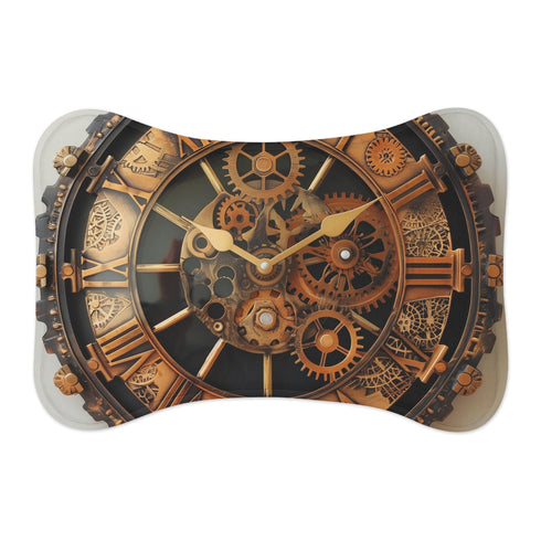 Steampunk Gear Pet Mat: Timeless sophistication for your furry friend