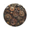 Steampunk Gear Round Rug: Industrial Elegance