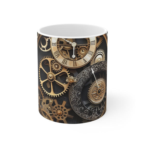"Steampunk Gearworks Coffee Mug"