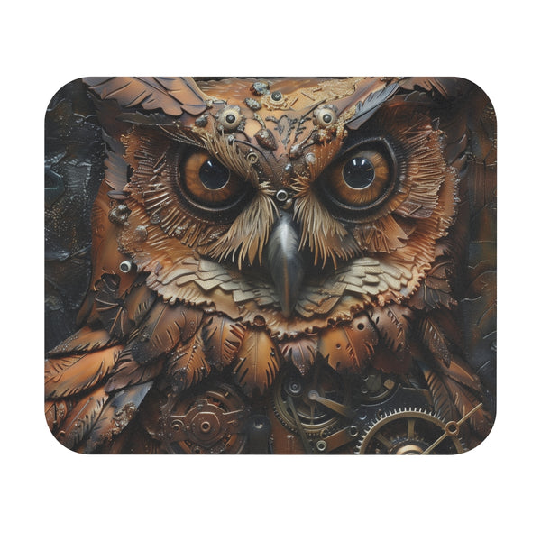 Steampunk Owl Mouse Pad Lend Your Desk Some Avian Flair