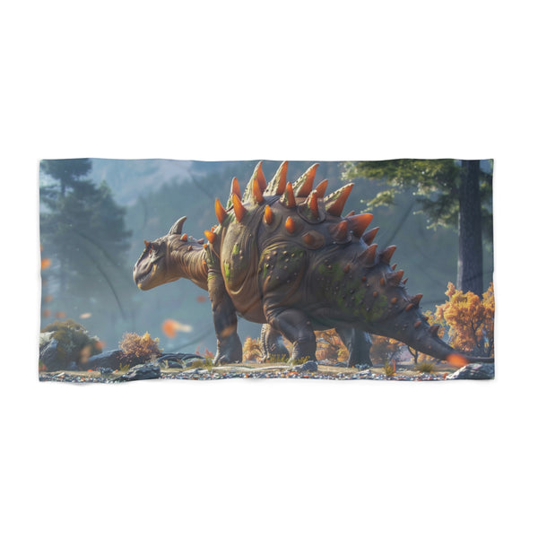 "Stegosaurus Adventure Beach Towel"