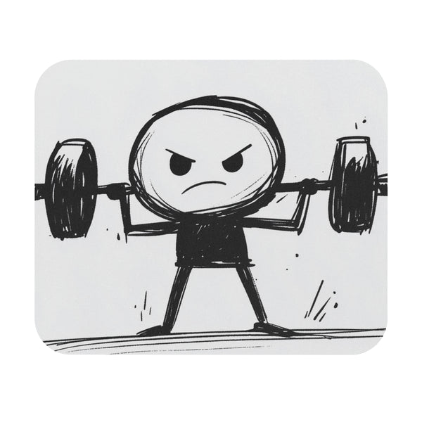 Stickman Strength Mouse Pad