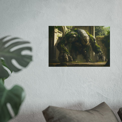 Stone Vines Golem Fantasy Art