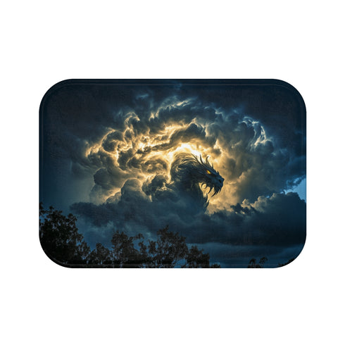 "Storm Beast Cloud-Inspired Bath Mat"