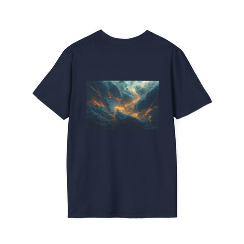 Storm Clouds Geometric Vein Tee