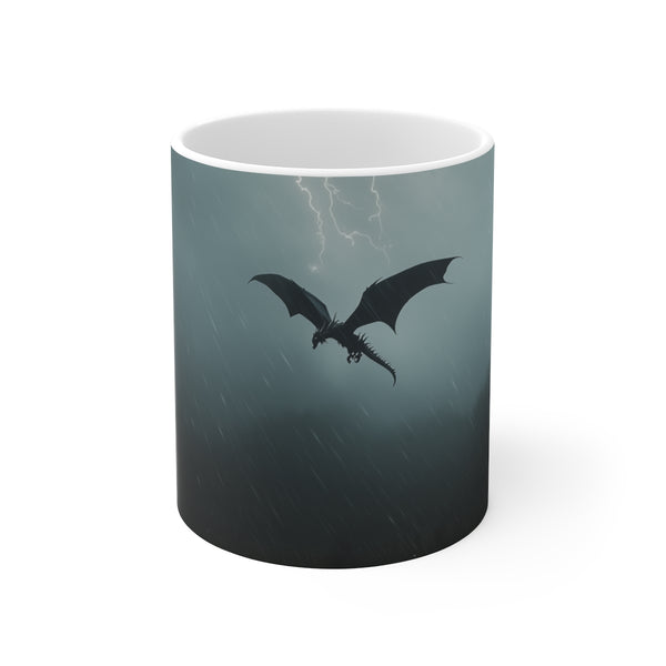 Storm Dragon Lightning Coffee Mug