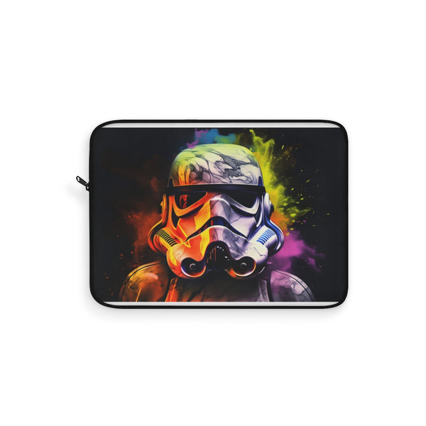Storm Trooper Watercolor Laptop Sleeve: Galactic Protection