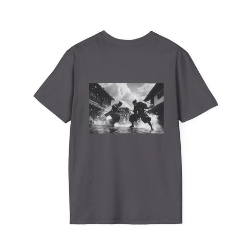 Stormy Street Samurai Battle T-Shirt