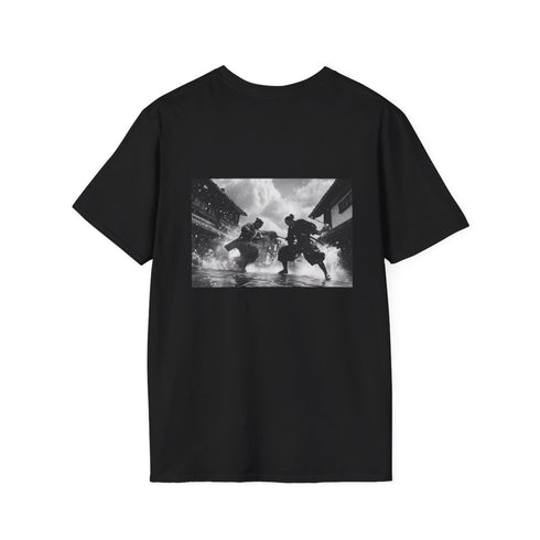 Stormy Street Samurai Battle T-Shirt