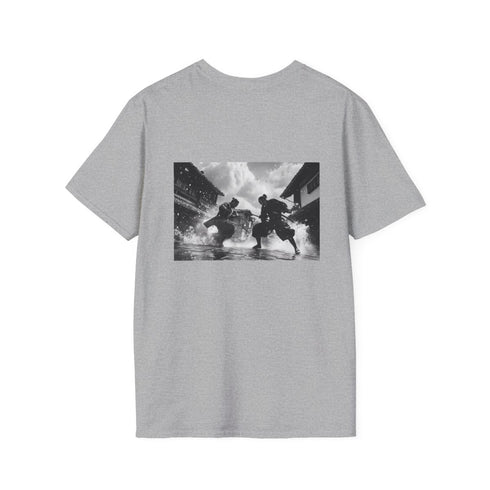 Stormy Street Samurai Battle T-Shirt