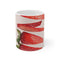 "Strawberry Slice Coffee Mug: Hyper-Detailed"