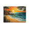 "Stunning Corsica Sunset Bed Cover"