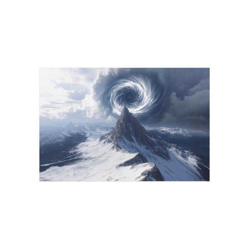 "Stunning Mountain Peak Vortex Image"