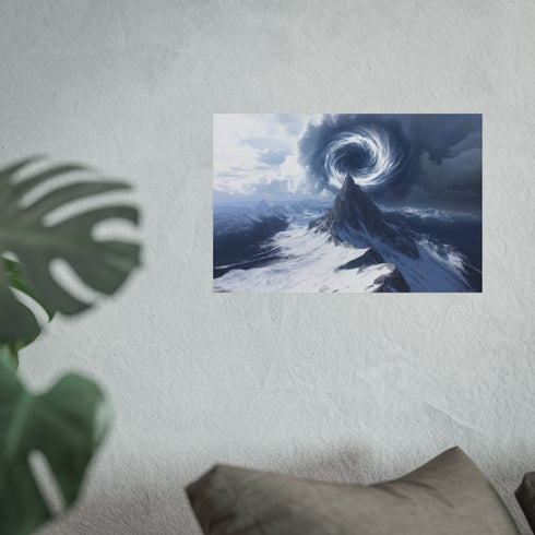 Stunning Mountain Peak Vortex Image