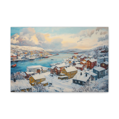 "Stunning Oslo Norway Cityscape Canvas"