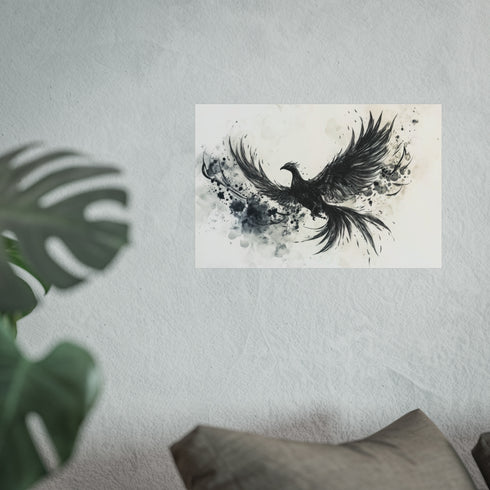 Stunning Stylized Phoenix Rising Artwork