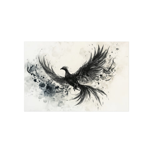 Stunning Stylized Phoenix Rising Artwork