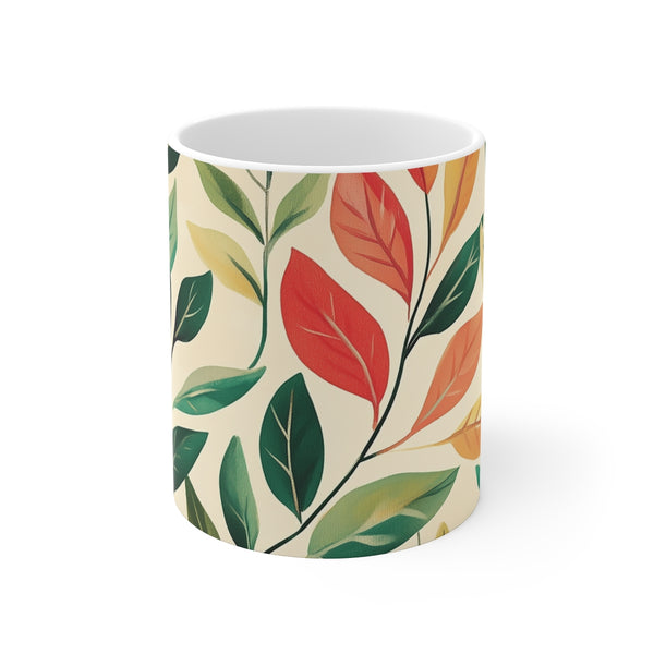 "Stylish Patterned Coffee Mug: Seamless 7"