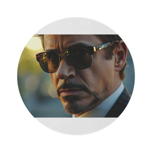 "Stylish Robert Downey Jr. Sunglasses Rug"