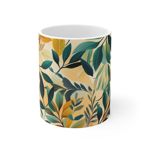 "Stylish Seamless Pattern Coffee Mug"
