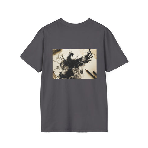 Stylized Phoenix Ink Rising T-Shirt