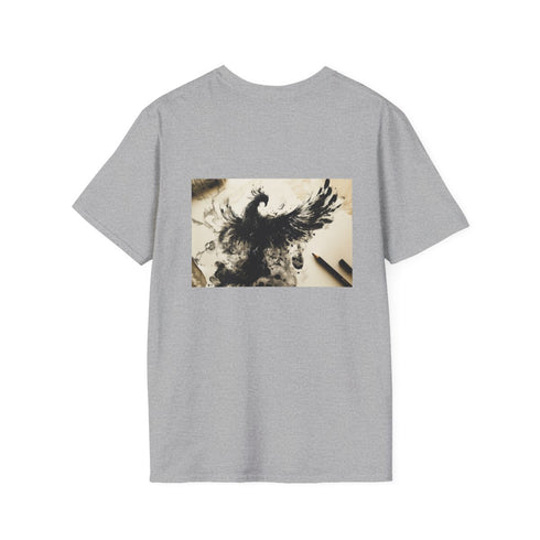 Stylized Phoenix Ink Rising T-Shirt