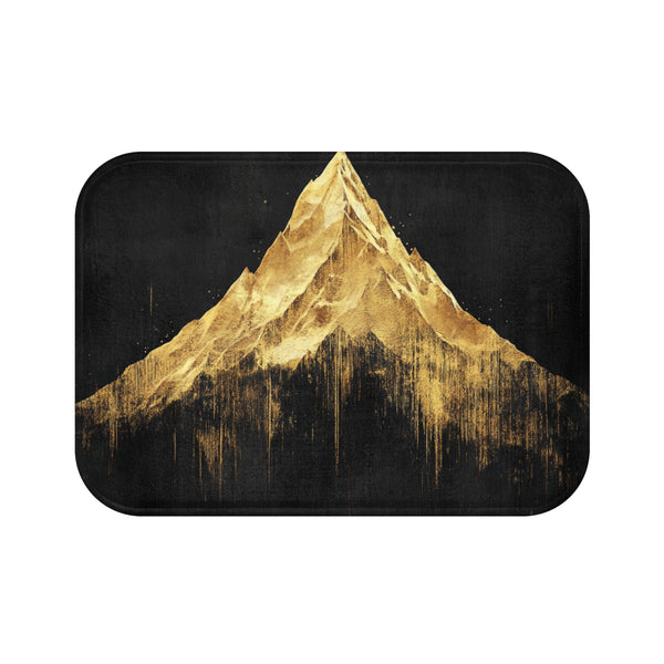 "Summit Snow Bath Mat: Elegance in Every Step"