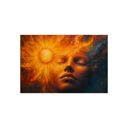 Sun God Nebula Cosmic Art