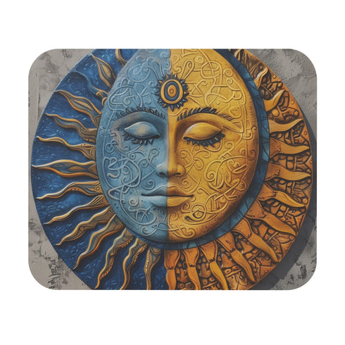 Sunburst Mandala Mouse Pad Embrace tranquility