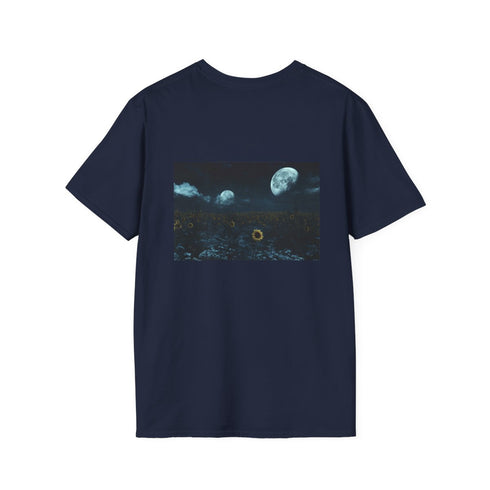 Sunflower Field Double Moons Tee
