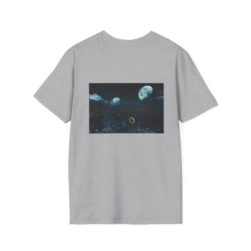 Sunflower Field Double Moons Tee