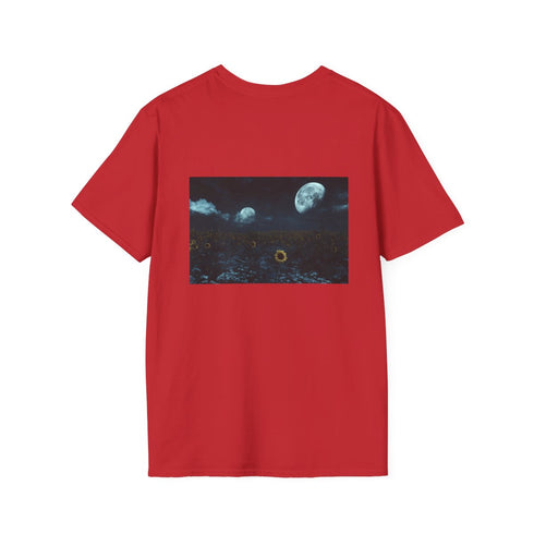Sunflower Field Double Moons Tee