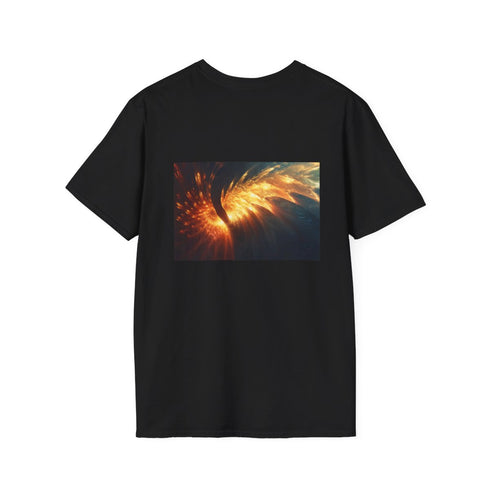 Sunlight Fractal Wings Graphic Tee