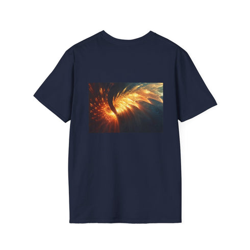 Sunlight Fractal Wings Graphic Tee