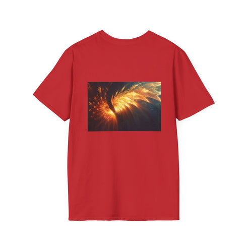 Sunlight Fractal Wings Graphic Tee