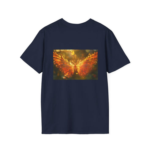 Sunlight Fractal Wings T-shirt Design
