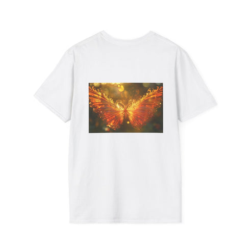Sunlight Fractal Wings T-shirt Design