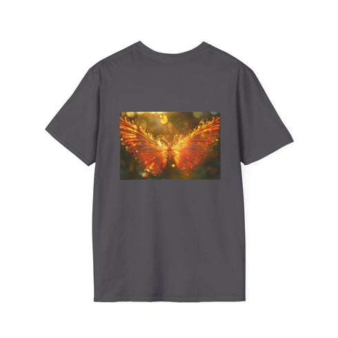 Sunlight Fractal Wings T-shirt Design