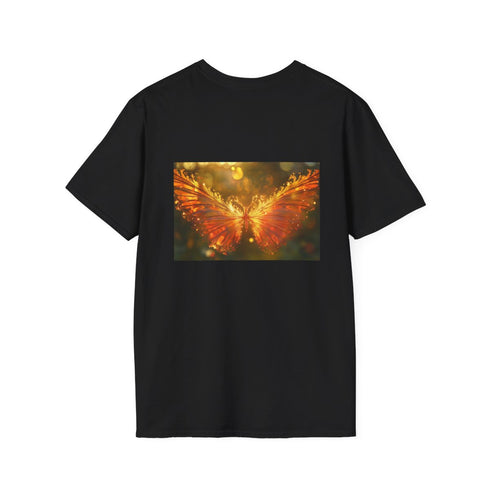 Sunlight Fractal Wings T-shirt Design