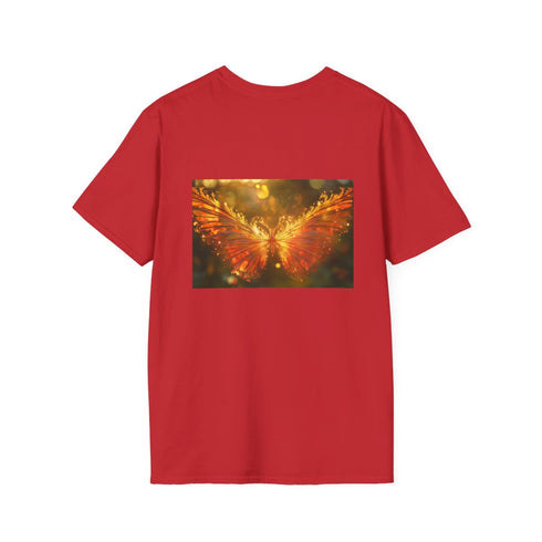 Sunlight Fractal Wings T-shirt Design