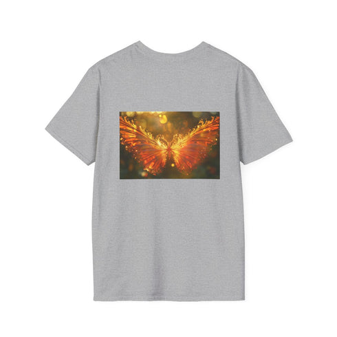 Sunlight Fractal Wings T-shirt Design