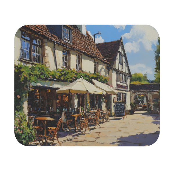 Sunlit English Pub Mouse Pad